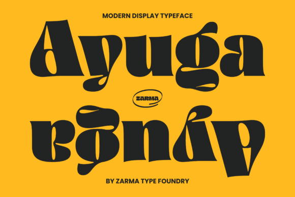 Ayuga: The Retro Display Typeface That Elevates Small Business Branding
