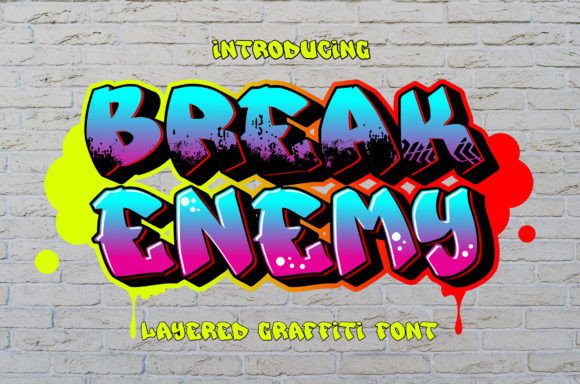 Break Enemy: The Bold Display Typeface for Edgy Campaigns