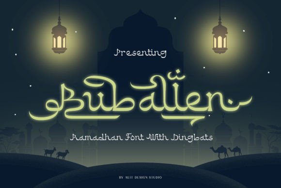 Buballen: The Premium Display Typeface for Authentic Brand Identity