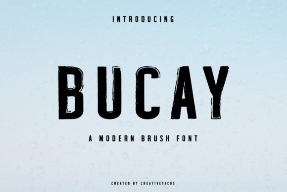 Bucay: The Bold Display Font That Elevates Small Business Branding