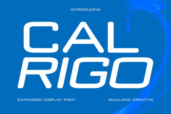Calrigo: A Bold Display Font for Powerful Brand Identity