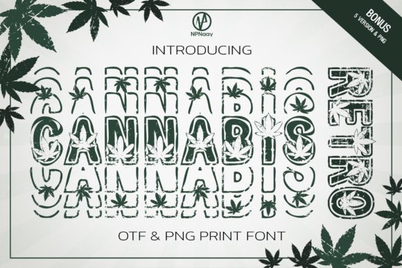 Cannabis Retro: The Premium Display Font for Authentic Branding