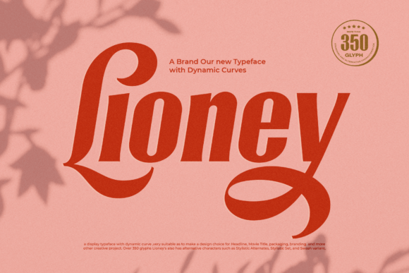 Elevate Your Editorial Design with the Lioney Oblique Typeface
