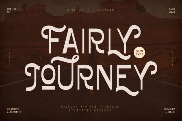 Fairly Journey: The Perfect Display Font for Luxury Crafts
