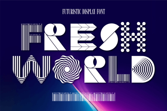 Fresh World: The Futuristic Typeface for High-Impact Campaigns