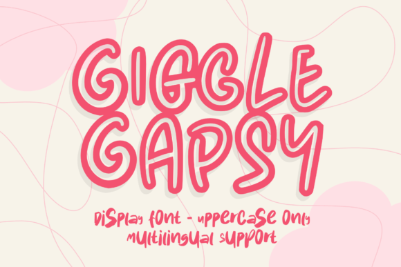 Giggle Gapsy: The Playful Typeface for Modern Editorial Design