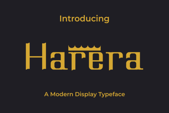 Harera: The Modern Display Typeface That Elevates Small Business Branding