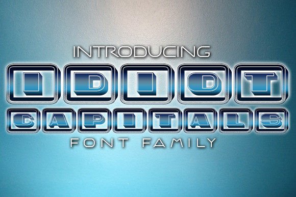 Idiot Capitals: The Modern Display Typeface for Bold Web Design