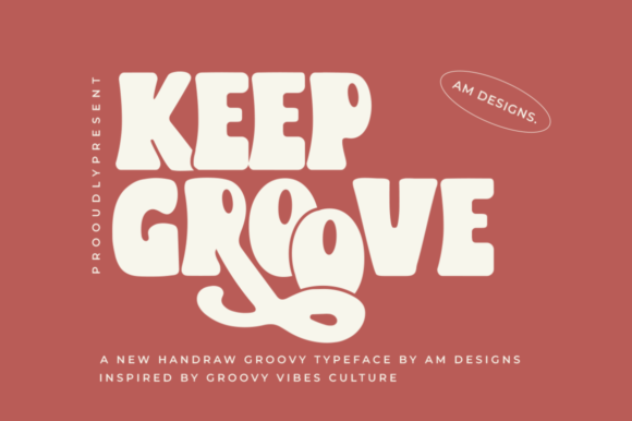 Keep Groove: The Playful Display Font for Handmade Crafts