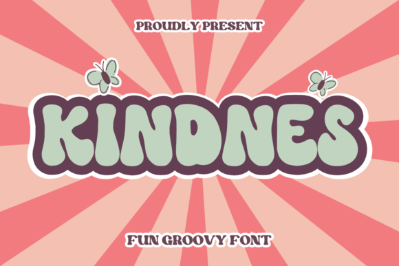 Kindnes Font Review: A Playful Display Typeface for Brand Identity