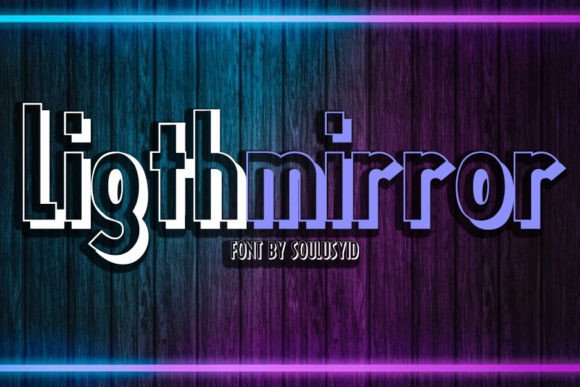 Ligthmirror: A Bold Display Typeface for Modern Editorial Design