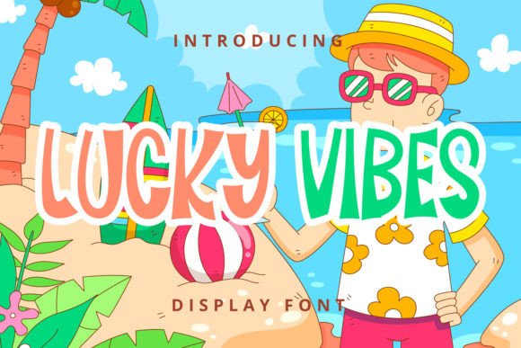 Lucky Vibes: The Perfect Display Typeface for Bold Branding
