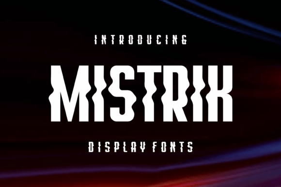 Mistrik: The Wavy Display Font That Transforms Small Business Branding
