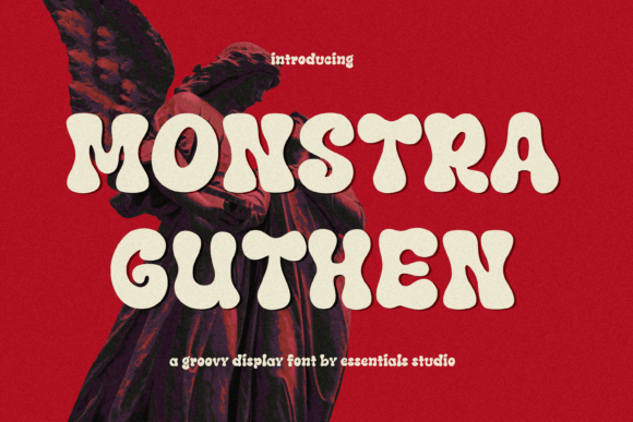 Monstra Guthen: A Groovy Display Font for Bold Brand Identity