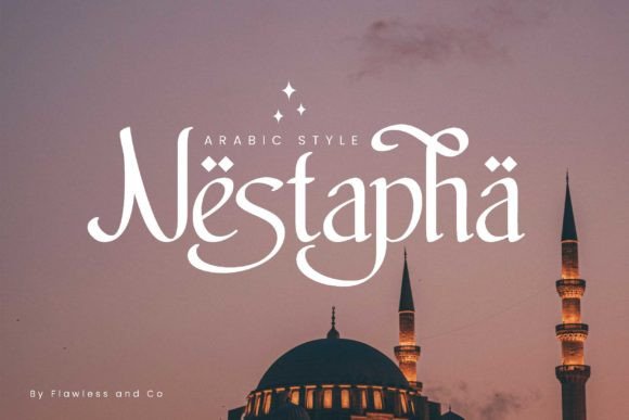 Nestapha: An Elegant Display Font for Modern Editorial Design