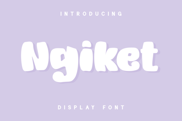 Ngiket: A Designer's First Look at This Bold Display Typeface