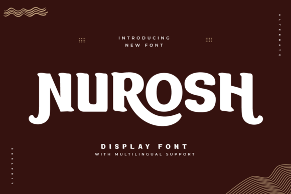Nurosh: A Captivating Display Typeface for Modern Web Design