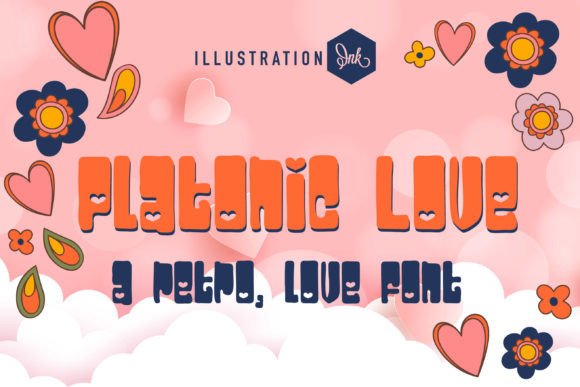 Platonic Love: A Heartfelt Display Typeface for Modern Editorial Design