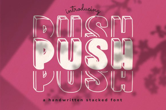 Push: The Bold Display Typeface That Elevates Handmade Brands