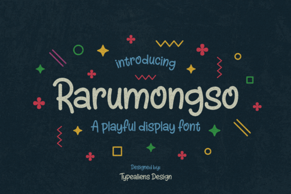 Rarumongso: The Playful Typeface That Elevates Your Brand Identity