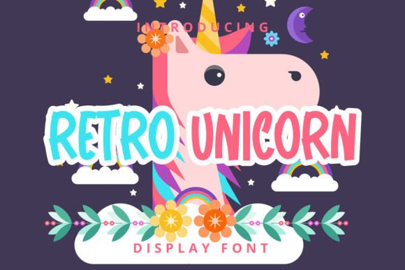 Retro Unicorn: The Perfect Display Typeface for Vibrant Campaigns