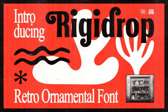 Rigidrop: A Vintage Display Font for Modern Editorial Design
