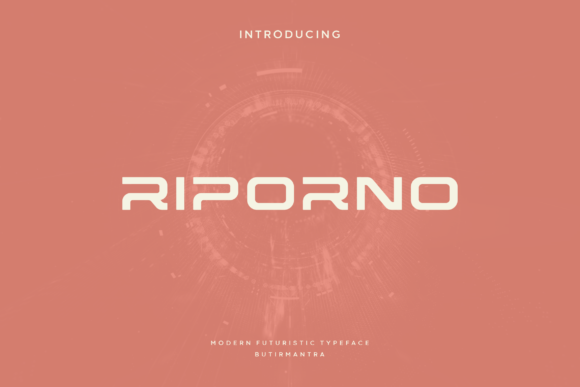 Riporno: The Futuristic Typeface for Modern Craft Brands
