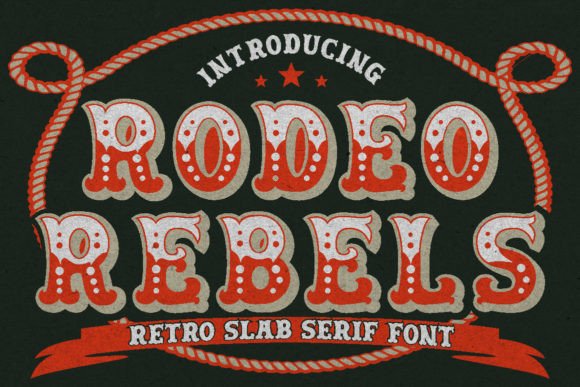Rodeo Rebels: A Bold Display Typeface for Editorial Design