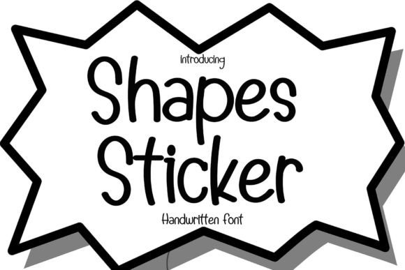 Shapes Sticker: A Delicate Display Typeface for Modern Web Design