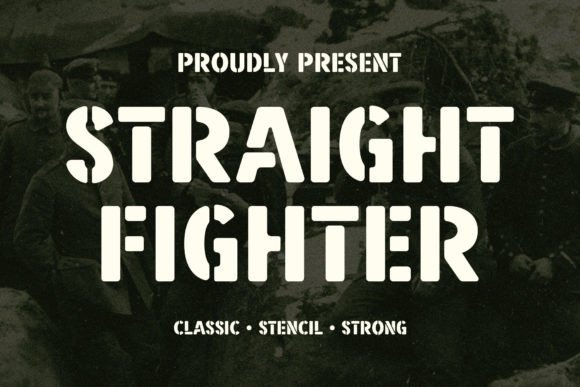 Straight Fighter: The Bold Typeface for Scroll-Stopping Campaigns