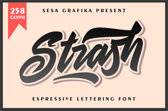 Strash Typeface Review: A Handwritten Display Font for Bold Branding
