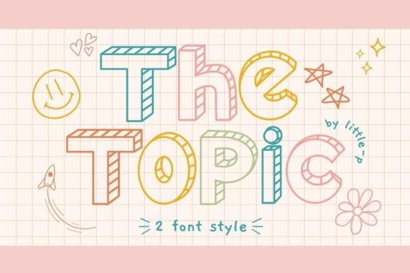 Testing The Topic: A Display Font for Modern Digital Projects