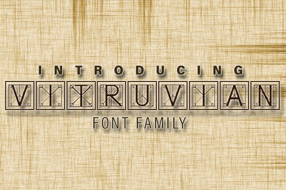Vitruvian: The Vintage Display Font That Brings Nostalgia to Life