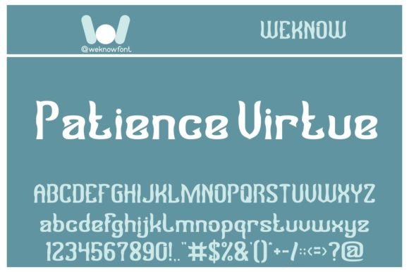 Why Patience Virtue Is the Perfect Display Font for Editorial Design