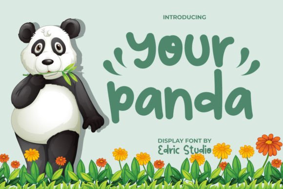 Your Panda: A Playful Display Typeface for Modern Editorial Design
